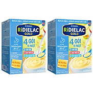 COMBO 2 HỘP BỘT ĂN DẶM RIDIELAC GOLD 3 VỊ NGỌT - HỘP GIẤY 200G