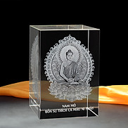 Pha lê có Hình Phật Thích Ca Mâu Ni 3D - để trang trí xe ô tô phòng khách