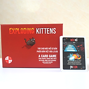 Bài Mèo Nổ Giá Rẻ Việt Hóa Lá Bài 2021 Exploding Kittens 56 Lá Cán Màng