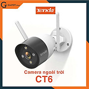 Camera wifi ngoài trời 3.0 có màu ban đêm Tenda CT6 chính hãng