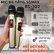 combo 2 Micro Không Dây karaoke SGMAX G02 Chuyên Dùng Cho loa kéo