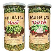 COMBO 2 HŨ ĐẬU HÀ LAN TỎI ỚT VÀ ĐẬU HÀ LAN MUỐI TÂN LỘC PHÁT - MỖI HŨ 500G