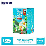 Trà Sữa Tự Pha Lúave - 8 Gói Trà Sữa, 8 Gói Trân Châu