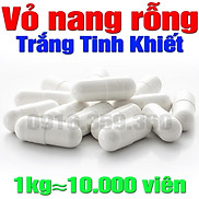 1kg Vỏ nang, viên nang rỗng, viên con nhộng, empty gelatin