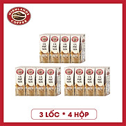 Combo 3 Lốc 4 hộp cà phê sữa Highlands Coffee Tetra pack 180ml hộp