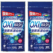 Set 02 Túi Hộp bột giặt tẩy đa năng Oxy Wash - Nhập khẩu Nhật Bản