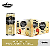 Thùng 24 Lon Cao Strongbow Vị Táo Nguyên Bản 330ml Lon