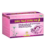 Viên uống ngủ ngon thảo dược Giấc Ngủ Vàng HD - Hộp Hồng 30 viên