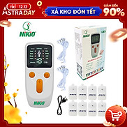 Máy massage xung điện pin sạc 8 miếng dán Nikio NK-101, 8 chế độ