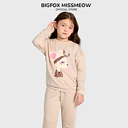 Quần áo thu đông cho bé gái Bigfox Miss Meow size đại