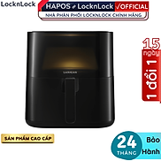 Nồi chiên không dầu Lock&Lock EJF996BLK 5.5L Visible air fryer CUBE