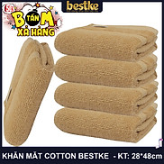 Bestke Khăn Mặt 100% Cotton, Mềm Mại và Siêu Thấm Hút Nước