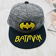 Nón snapback, mũ hiphop cho bé trai in hình batman siêu chất