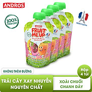 Trái Cây Xay Nhuyễn Nguyên Chất Andros Fruit Me Up - Xoài Chuối Chanh Dây