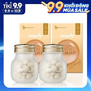 Bộ đôi thực phẩm bảo vệ sức khỏe INNERB AQUA RICH DOUBLEUP giúp giữ ẩm da