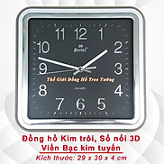 Đồng hồ Eastar Viền Bạc kim tuyến, Số nổi Ánh kim