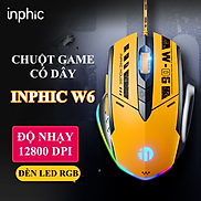 Combo bàn phím và chuột có dây chuyên game INPHIC K901 + W6 có đèn led 7