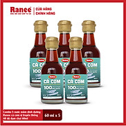 Combo 5 Nước mắm dinh dưỡng Ranee cá cơm vị truyền thống 40 độ đạm chai