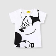 Áo thun bé gái ngắn tay RABITY cổ tròn họa tiết mickey tinh nghịch