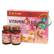 Viên uống trắng da mờ nám VITAMIN E ĐỎ - Tinh dầu thông đỏ, hoa anh thảo