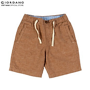 Quần Shorts Linen Trẻ Em Giordano 03103234