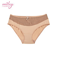 Quần Lót Nữ Dáng Bikini Thun Lạnh Phối Ren Active Miley Lingerie FMM_34