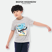 Đồ bộ bé trai cộc tay BIGFOX - MISS MEOW size đại chất cotton phong cách