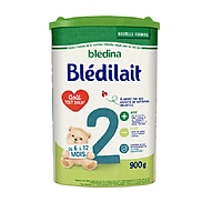 Sữa bột Bledina Bledilait số 2 900g Từ 6-12 tháng - Hộp 900g - sữa tự nhiên