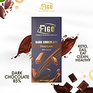 Kẹo socola đen đắng 85% cacao ít đường 50g FIGO