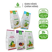 Combo Giàu chất xơ - 5 Hộp trái cây sấy Nonglamfood Siêu Khoáng Chất Tăng