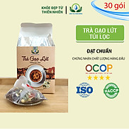 Trà Gạo Lứt Túi Lọc Hộp 30 gói Giảm Cân Mix Hoa Nhài, Cỏ Ngọt, Kỳ Tử