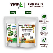 Combo Biomic Vi Sinh & Giấm Gỗ APY Cho Hoa Hồng, Rau Sạch, Cây Cảnh