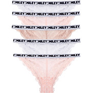 Bộ 5 Quần Lót Nữ High-Cut Phối Ren Miley Lingerie - Giao màu ngẫu nhiên