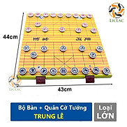 Bộ đồ chơi Bàn Cờ Tướng kèm Quân Cờ bằng nhựa - Bộ cờ tướng Trung Lê  Made