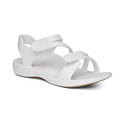 Sandal sức khoẻ nữ Aetrex Jillian Sport White