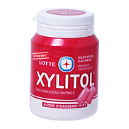 Kẹo Gum Không Đường Xylitol Strawberry Mint 58Gr