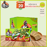 Combo 20 Hộp Viên Gia Vị Bún Riêu Cua Gold 126g Ông Chà Và Nguyên Lốc