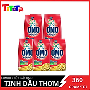 Combo 5 Bột giặt OMO Tinh dầu thơm 350g