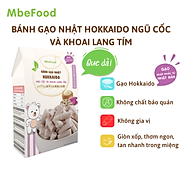 Bánh ăn dặm cho bé MBEFOOD Bánh gạo Nhật Hokkaido ngũ cốc và khoai lang