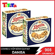 Combo 2 hộp Bánh quy bơ Danisa Size đại Hộp 908gX2 date mới