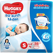 Tã dán sơ sinh Huggies S88 88 miếng