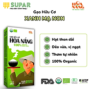 Gạo hữu cơ Hoa Nắng - Xanh Mạ Non Hộp 2 kg