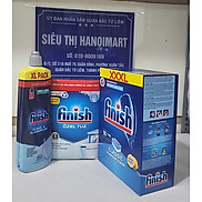 Combo Viên rửa bát Finish Classic 100 viên hương chanh + Muối Finish 1.5kg