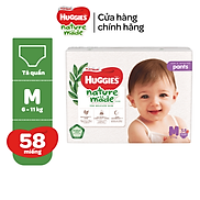 Tã Bỉm quần Huggies Platinum NatureMade M58 L44 XL38 XXL26