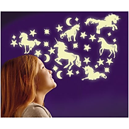 Đồ chơi phát sáng glitter chủ đề Unicorns Brainstorm B8631