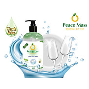 Nước Rửa Chén Hữu Cơ PEACE MASS 500ML - Có Tác Dụng Diệt Khuẩn