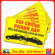 LOGO TEM XE STICKER COI CHỪNG PHANH GẤP, COI CHỪNG THẮNG GẤP