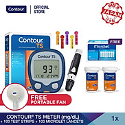 CONTOURTS Máy đo đường huyết mg dL + 100 Que Thử đường huyết + 100 Kim lấy