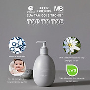 Tặng Khăn Mini  Sữa Tắm Gội Cho Bé 3 Trong 1 Cao Cấp Hàn Quốc Enblanc Top