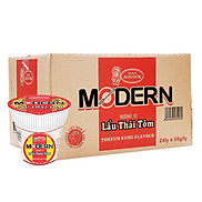 Mỳ Ly Modern  Lẩu thái Tôm  65gr x 24 ly